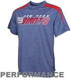 NFL Mens New York Giants Fanfare IV Adult Short Sleeve Crewneck Synthetic Marled Tee
