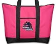 Boise State Pink Tote Bag Boise State University Broncos - For Travel or Beach Best Unique Gift Ideas for Her, Women, or Ladies