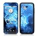 Blue Quantum Waves Design Protective Skin Decal Sticker for HTC T-Mobile Dream Google G1 Cell Phone