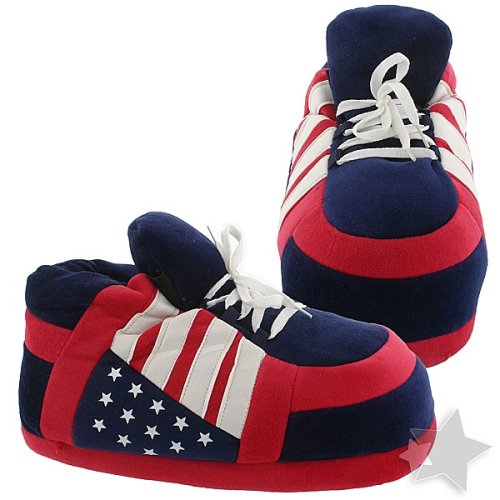 Buy Red, White and Blue Sneaker Slippers for Men