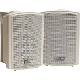 Pyle Home PDWR3T 3.5-Inch Indoor/Outdoor Waterproof Speakers with 15-Watt 70V Transformer