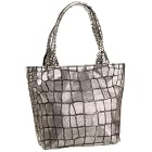 Jalda Luxe Croc-Embossed Mini Jane Evening Bag