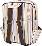 Bumble Bags Madeline Hanging Stroller Backpack Mocha Stripe