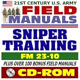 21st Century U.S. Army Field Manuals: Sniper Training, FM 23-10 (CD-ROM)