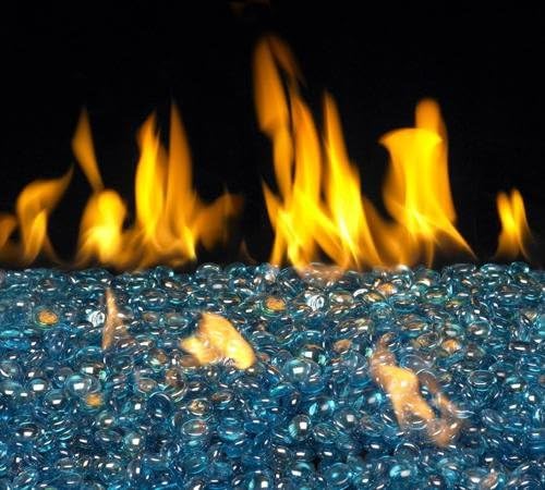 Blue Topaz Glass Gems | 10 Lbs