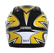 Vega Altura X-Small Full Face Helmet with Yellow Pulsar Graphic