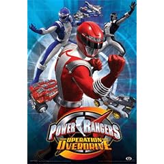 3D Poster Power Rangers - Operation Overdrive - Gr��e 47 x 67 cm