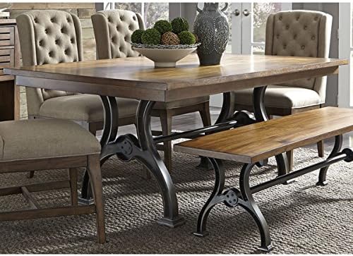 Arlington House Cobblestone Brown Dinette Table