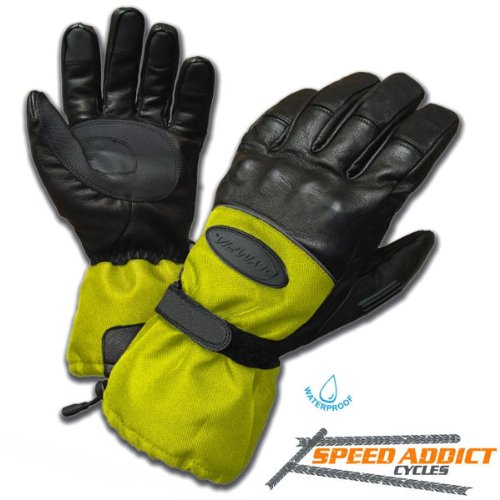 Olympia 4370 Cold Throttle All Season Gloves (Black/Hi-Viz, Large) On Sale