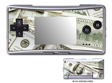 Benjamins Design GameBoy Micro Decorative Protector Skin Decal Sticker