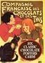 Six Classic Chocolate Posters Cards