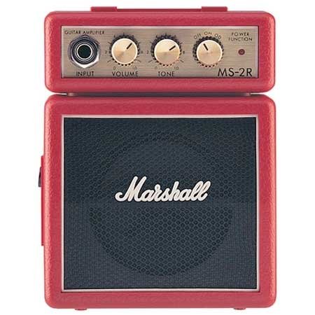Marshall MS-2R Red Micro Practice Amplifier