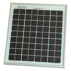 10W AKT Solar Battery Charger with diode and cigar lighter plug