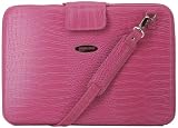 Mobile Edge Faux-Croc Pink Portfolio (MEPFCX-L)