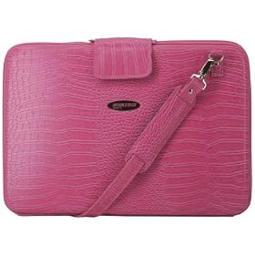 Mobile Edge MEPFCX-L Faux-Croc Portfolio (Pink)