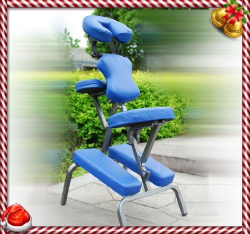 Portable Massage Chair SPA SALON Chair With Carrybag Blue