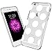 iPhone 6s, iPhone 6s Case, iPhone 6s Case clear, iPhone 6 Case Hybrid [One Piece], ESR Soft Silicone Bumper+ Hard Plastic Back Cover [Slim Fit ] Case for 4.7 inches iPhone 6s / 6 (Polka Dots)