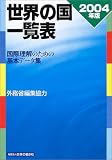 世界の国一覧表〈2004年版〉―国際理解のための基本データ集