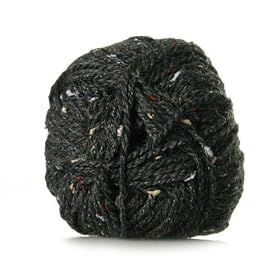 Tussock Yarn 8 Ply 264 charcoal/white