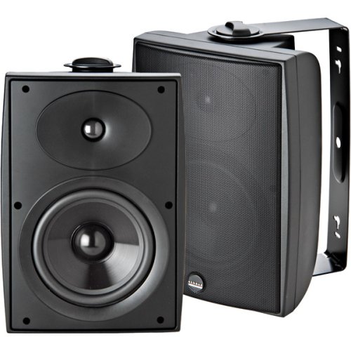 Athena AS-06 2-Way Outdoor Speakers with Brackets, Matte Black (Pair) Athena AS-06 2-Way Outdoor Speakers with Brackets, Matte Black (Pair)