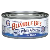 Bumble Bee Solid White Albacore in Water, 6-Ounce Cans (Pack of 24)