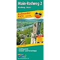 Radwanderkarte Main-Radweg 2 W�rzburg-Mainz: Mit Ausflugszielen, Einkehr- & Freizeittipps, wetterfest, reissfest, abwischbar, GPS-genau. 1:50000