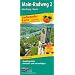 Radwanderkarte Main-Radweg 2 W�rzburg-Mainz: Mit Ausflugszielen, Einkehr- & Freizeittipps, wetterfest, reissfest, abwischbar, GPS-genau. 1:50000