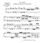 Buy Bach J.S. 3-Part Inventions: Invention No. 15: Instantly download and print sheet music by J.S. Bach