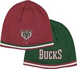 Milwaukee Bucks Over And Back Reversible Knit Hat