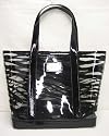 Michael Kors Malibu Clear Large Tote Black