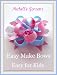 Kids Craft No Sew Hair Bow Maker Kit, Pink Blue,children Learn How to Make Hair Bows,ez Kids Bow Maker with Ribbon,instructions for Ages 7 & Up. Great Birthday Gift!