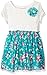 Nannette Girls' Two Pack Twin Printed Knit Dress with Bow