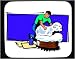 Mouse Pad with man, body, individuals, individual, humans, soap, person, dog, washing, human, bath, persons, people
