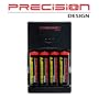 Precision Design AA 2900mAh NiMH Rechargeable Batteries & Charger for Canon Powershot