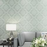 おしゃれなダマスク柄壁紙　【ノリなし】　ルームインテリア　リビング　リフォーム　TMSクロスセット