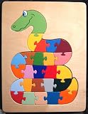 FULL SIZE A3 SCROLLSAW PUZZLE PATTERN 'SNAKE'