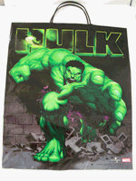 Superheroes Party Supplies - Hulk gift bags (set of 6 pcs)
