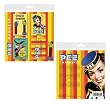 Vintage Pez Ad Art 2x3 Inch Button Fridge Magnets (Set of 4 Large Magnetic Buttons)