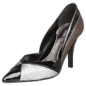 J Renee Women's Kipp Pump,Black/Pewter,8.5 M