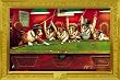 C. M. Coolidge (Dogs Playing Pool) Framed Art Poster print - 24" X 36"