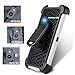 ULAK Galaxy S6 Edge Plus Case, 2 in 1 Hybrid Case Shock Resistant Design w/Rotating Belt Clip Holster Kickstand for Samsung Galaxy S6 Edge Plus (5.7
