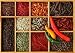 Assortment of Peppercorns and Chili in Wooden Box - 48"W x 34"H - Peel and Stick Wall Decal by Wallmonkeys