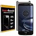 [2-Pack] For Motorola Moto Z Force / Moto Z Force Droid - SuperGuardZ Privacy Anti-Spy Screen Protector, Anti-Glare, Anti-Scratch, Anti-Bubble [Lifetime Replacement]