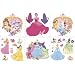 Blue Mountain Wallcoverings 31420650 Princess and Pearls Self-Stick Wall Decorating Kit
