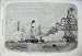 1858 CHERBOURG FETES MAJESTY QUEEN SAILING SHIPS SEA