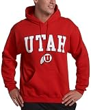 Apparel : Utah Runnin Utes Hoodie with Arch and Mascot