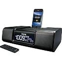 iHome iA9BZC App-Enhanced Dual Alarm Clock Radio for iPhone/iPod with AM/FM presets (Black)
