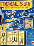 Toys : Deluxe Tool Set for Junior Carpenter & Mechanics