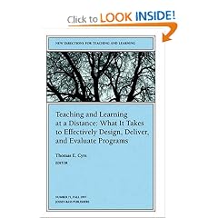 Teaching and Learning at a Distance: New Directions for Teaching and Learning (J-B TL Single Issue Teaching and Learning)
