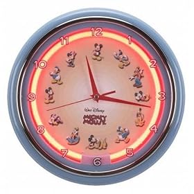 Kng Mickey + Friends Neon Clock - 498563 by Peag
